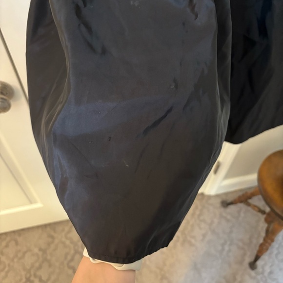 Vintage Gunne Sax Black Gold Dark Floral Lace Strapless Prom Dress Gown Goth - Picture 16 of 16